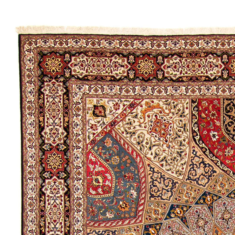 Täbriz - 50 Raj Teppich 303x405cm - Perserteppich - mehrfarbig