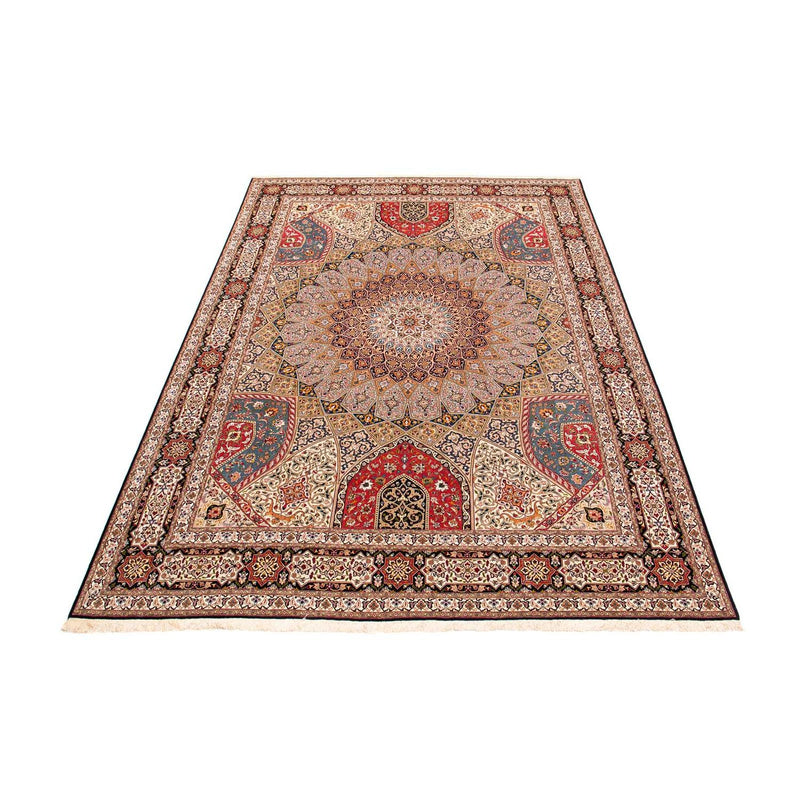 Täbriz - 50 Raj Teppich 303x405cm - Perserteppich - mehrfarbig