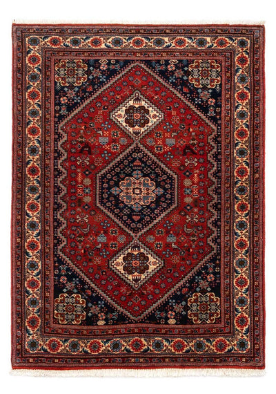 Abadeh Teppich 100x147cm - Perserteppich - dunkelrot