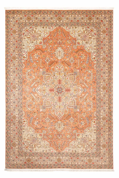 Täbriz - 50 Raj Teppich 206x300cm - Perserteppich - beige