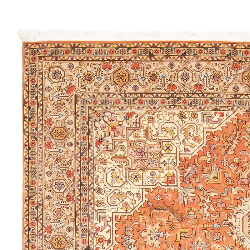 Täbriz - 50 Raj Teppich 206x300cm - Perserteppich - beige