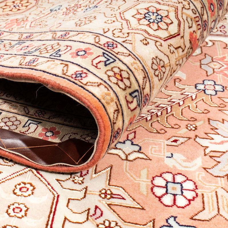 Täbriz - 50 Raj Teppich 206x300cm - Perserteppich - beige