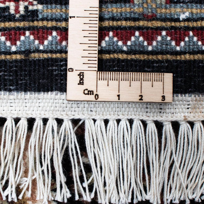 Täbriz Teppich 84x201cm - Orientteppich - dunkelblau