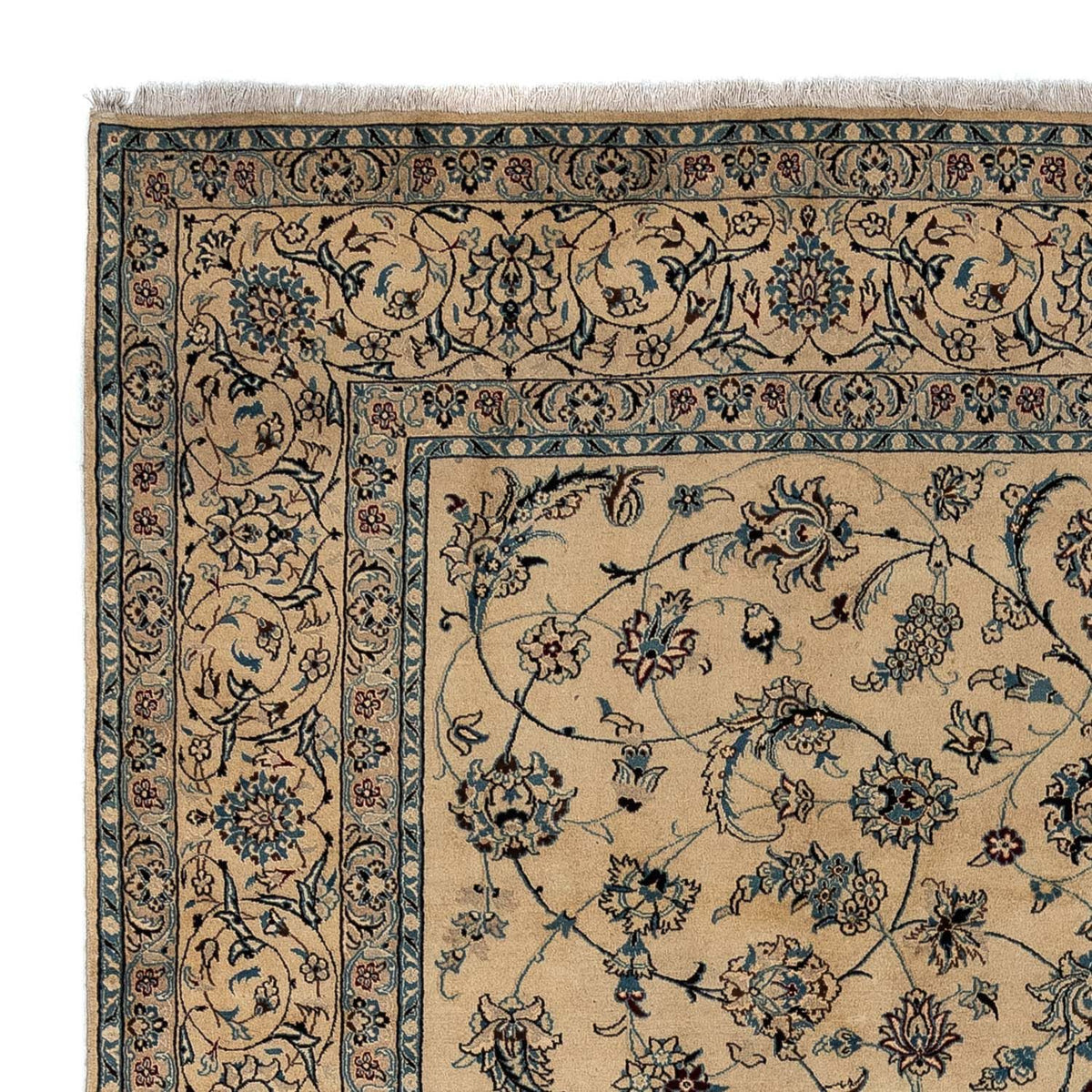 Nain - 9La Teppich 248x354cm - Perserteppich - dunkelbeige