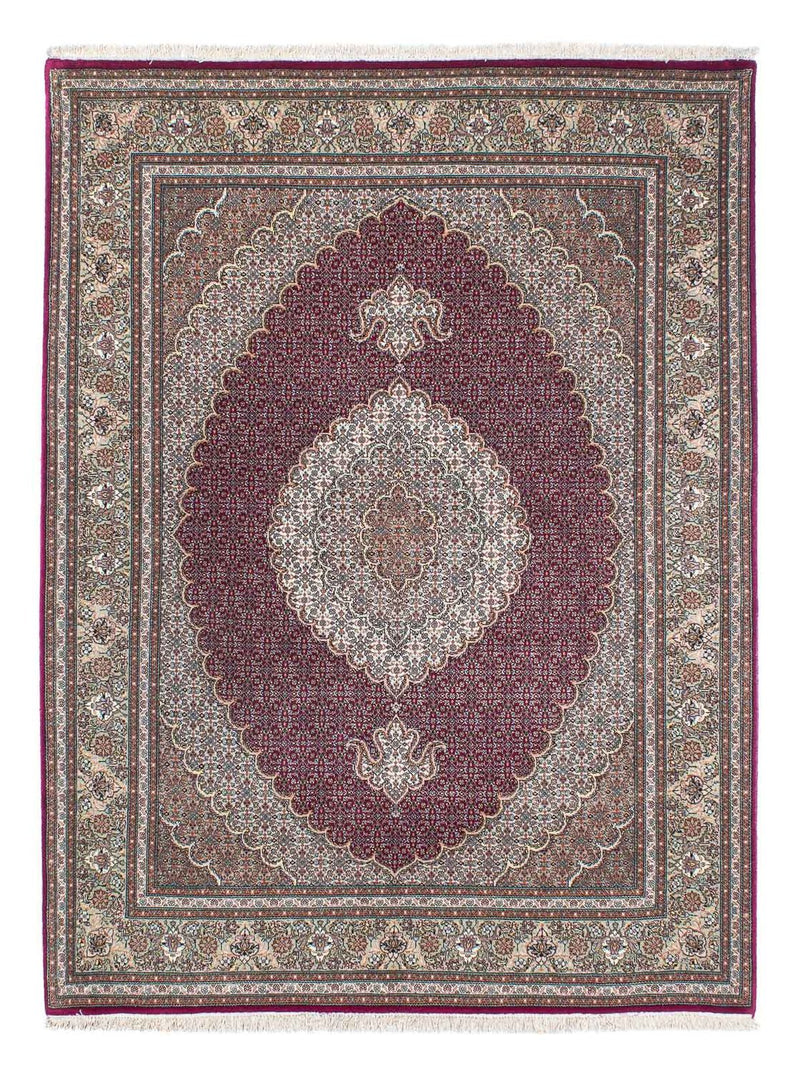 Täbriz Teppich 153x206cm - Perserteppich - dunkelrot