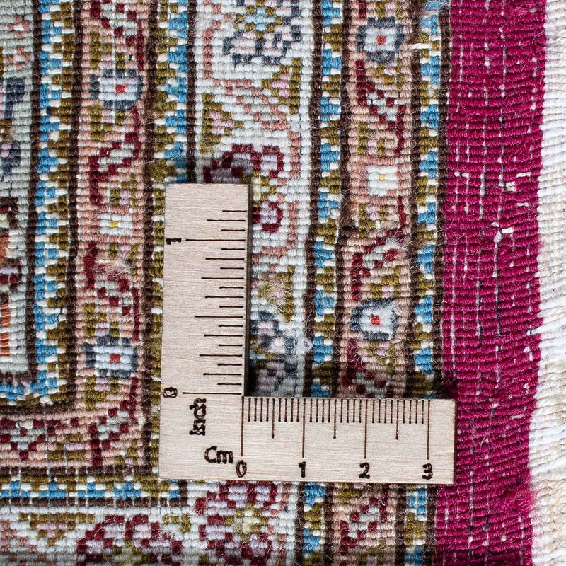 Täbriz Teppich 153x206cm - Perserteppich - dunkelrot