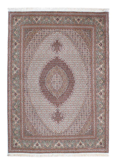 Täbriz Teppich 151x210cm - Perserteppich - hellbraun