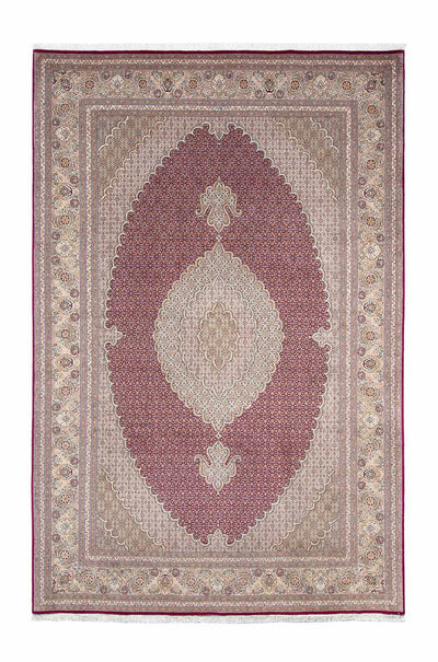 Täbriz Teppich 203x314cm - Perserteppich - rot