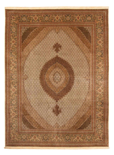 Täbriz Teppich 302x403cm - Perserteppich - hellbraun