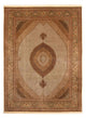 Täbriz Teppich 302x403cm - Perserteppich - hellbraun
