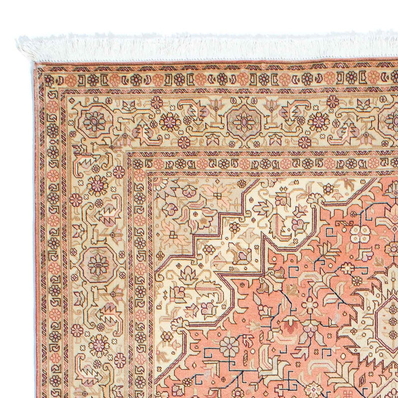 Täbriz - 50 Raj Teppich 152x210cm - Perserteppich - beige