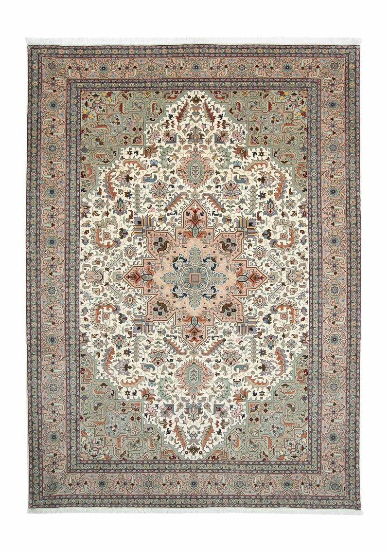 Täbriz - 50 Raj Teppich 205x300cm - Perserteppich - beige