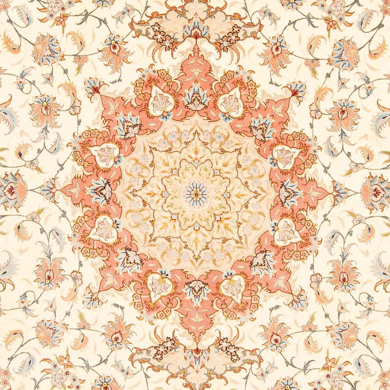 Täbriz - 50 Raj Teppich 195x310cm - Perserteppich - beige