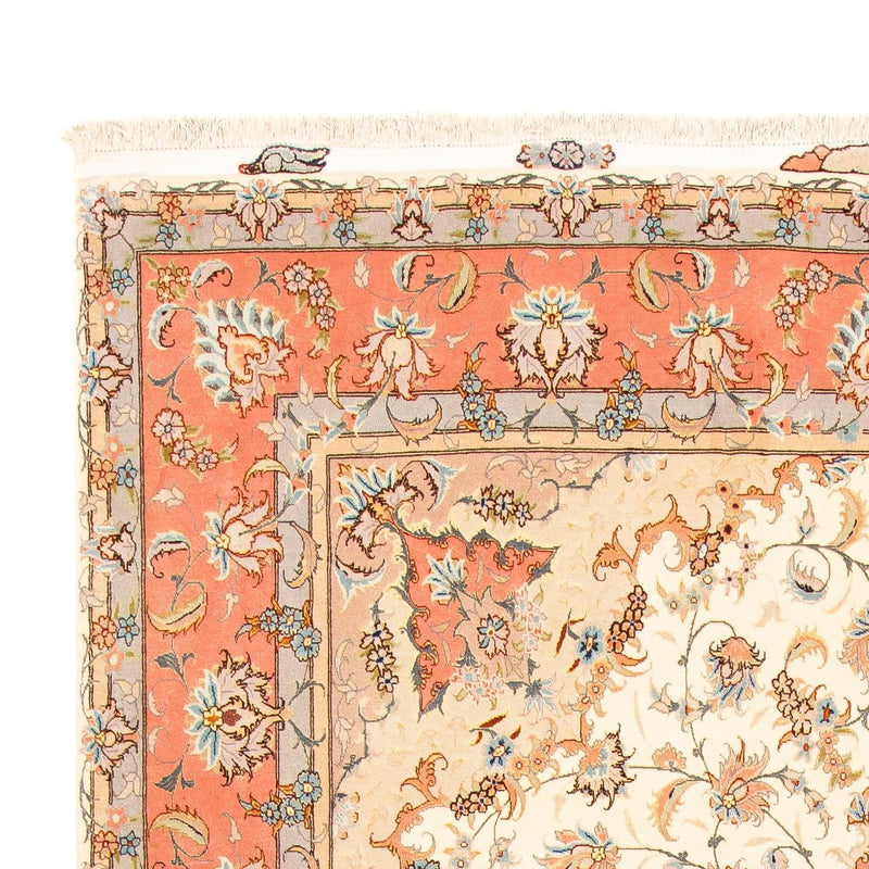 Täbriz - 50 Raj Teppich 195x310cm - Perserteppich - beige
