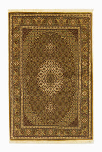 Täbriz - 50 Raj Teppich 103x154cm - Perserteppich - braun – product image