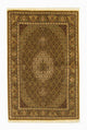 Täbriz - 50 Raj Teppich 103x154cm - Perserteppich - braun