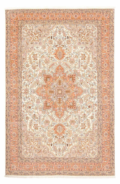 Täbriz - 50 Raj Teppich 202x305cm - Perserteppich - beige