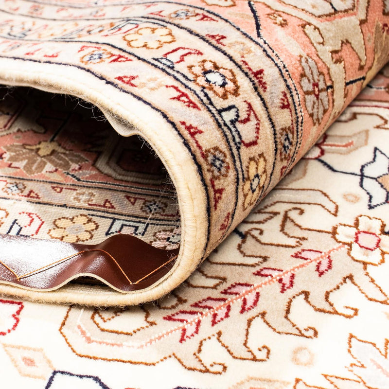 Täbriz - 50 Raj Teppich 202x305cm - Perserteppich - beige
