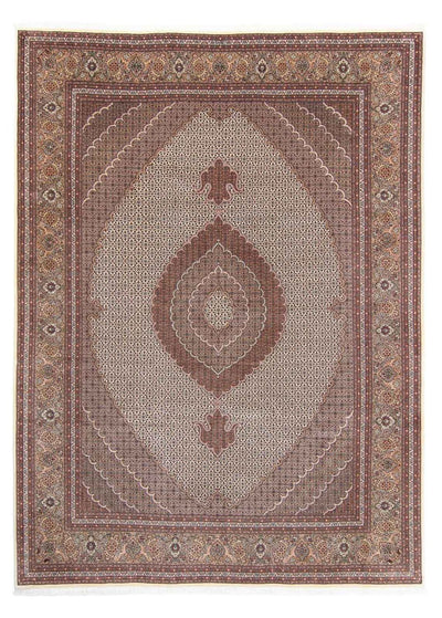 Täbriz Teppich 255x348cm - Perserteppich - braun