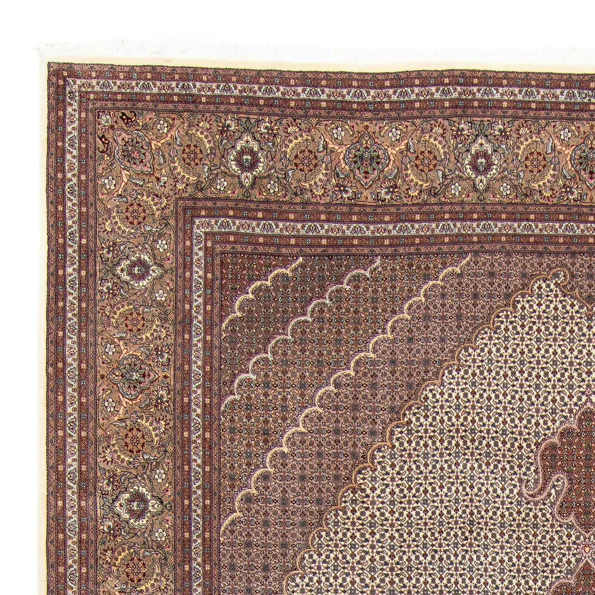 Täbriz Teppich 255x348cm - Perserteppich - braun