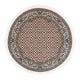 Täbriz - 50 Raj Teppich 151x151cm - Perserteppich - beige
