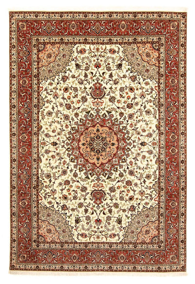 Täbriz - 50 Raj Teppich 248x359cm - Perserteppich - beige