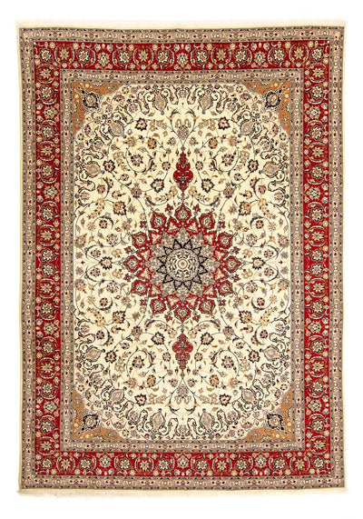 Täbriz - 50 Raj Teppich 254x348cm - Perserteppich - beige