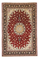 Täbriz - 50 Raj Teppich 249x352cm - Perserteppich - dunkelrot