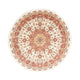 Täbriz - 50 Raj Teppich 207x207cm - Perserteppich - beige