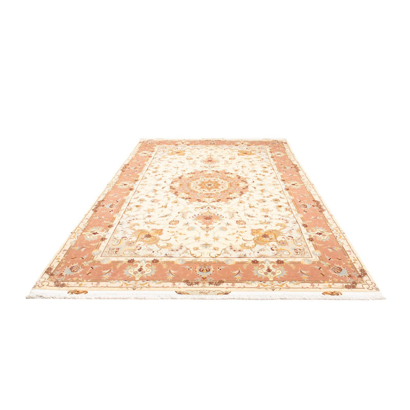 Täbriz - 50 Raj Teppich 203x312cm - Perserteppich - beige