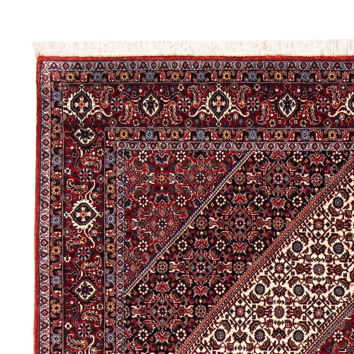 Bidjar Teppich 170x241cm - Perserteppich - dunkelrot