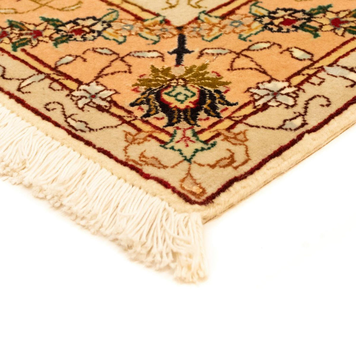 Täbriz - 50 Raj Teppich 100x151cm - Perserteppich - beige