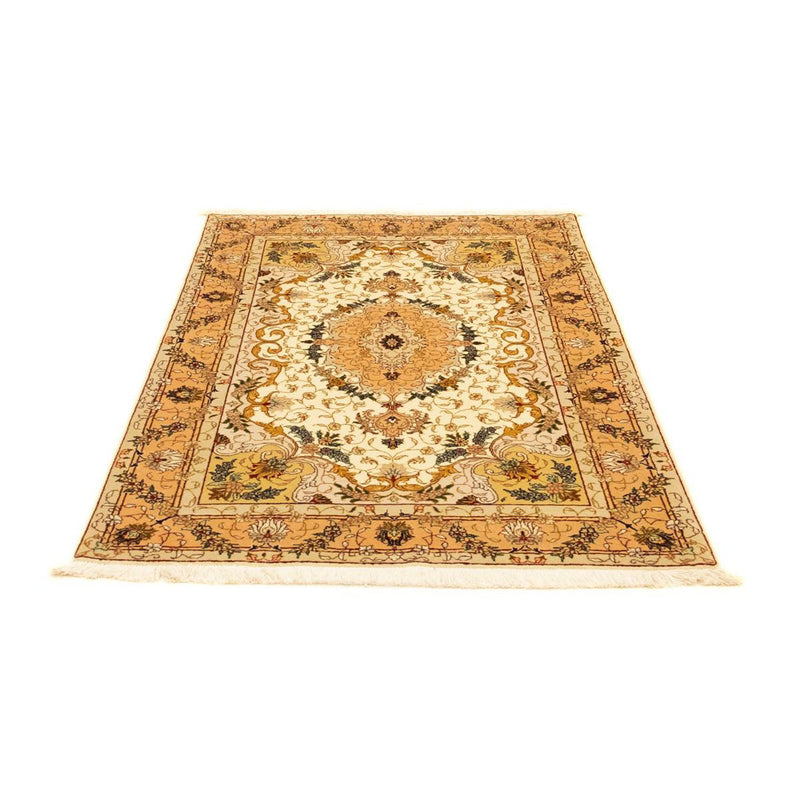 Täbriz - 50 Raj Teppich 100x151cm - Perserteppich - beige