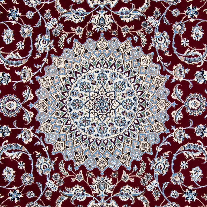 Nain - 9La Teppich 202x288cm - Perserteppich - dunkelrot