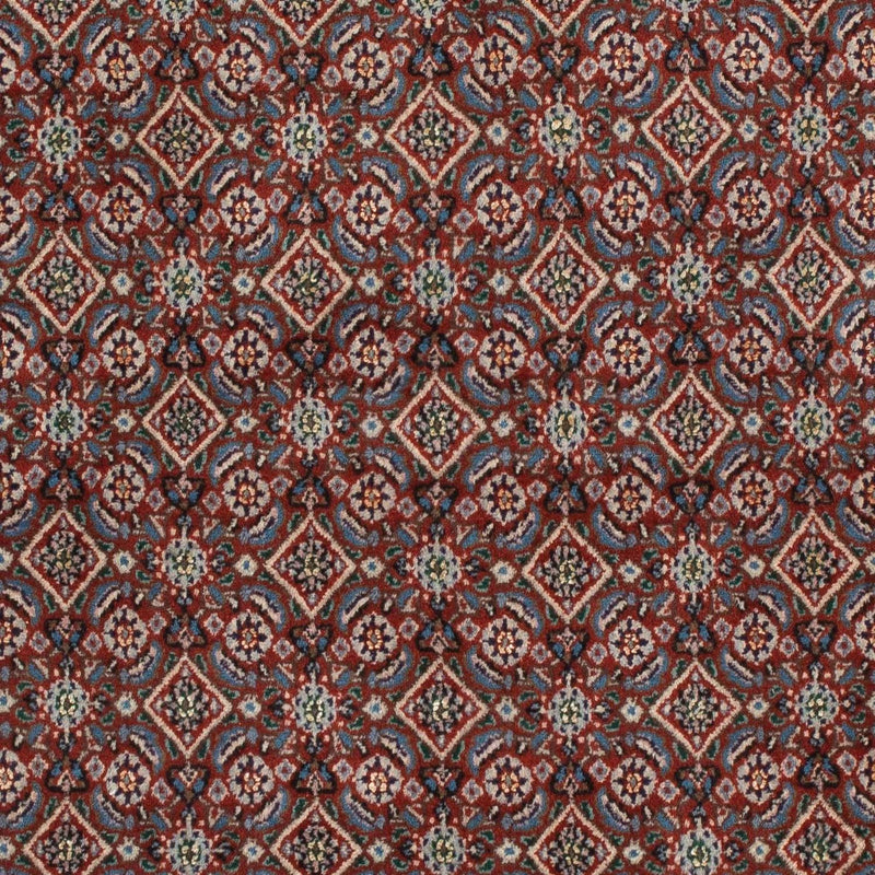 Moud Teppich 96x147cm - Perserteppich - dunkelrot