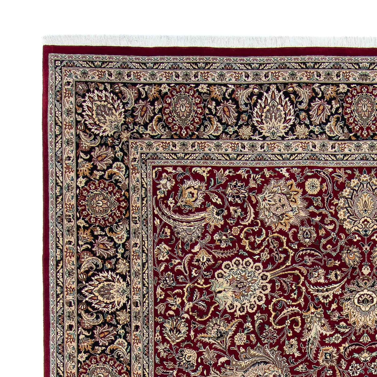 Vintage Teppich 244x305cm - dunkelrot