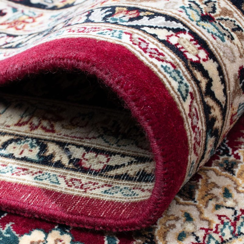 Vintage Teppich 244x305cm - dunkelrot
