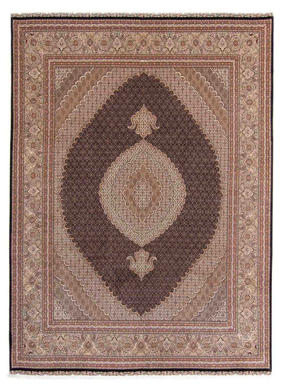 Täbriz Teppich 253x354cm - Perserteppich - hellbraun