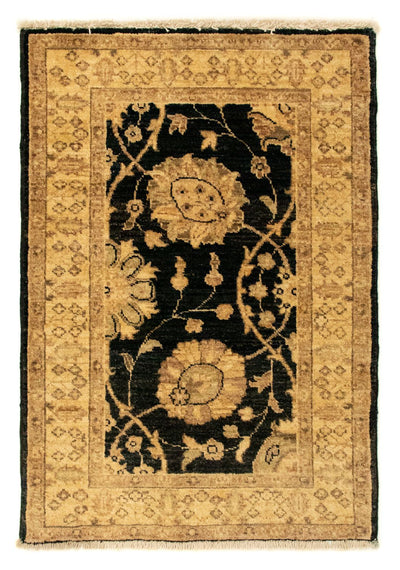 Farahan Teppich 60x85cm - Perserteppich - schwarz