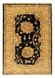Farahan Teppich 60x85cm - Perserteppich - schwarz