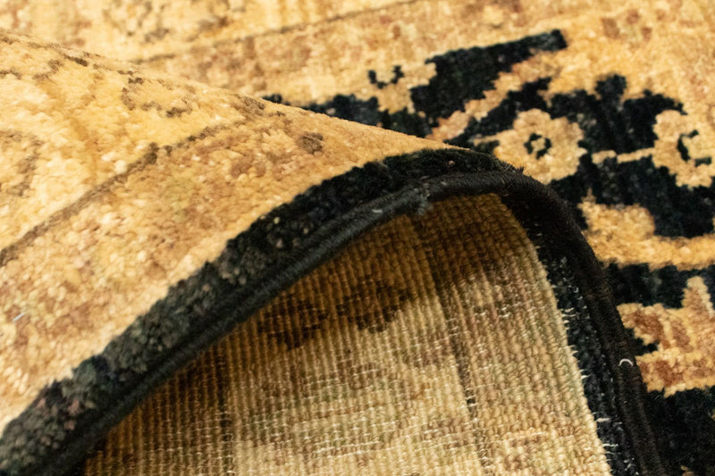 Farahan Teppich 60x85cm - Perserteppich - schwarz