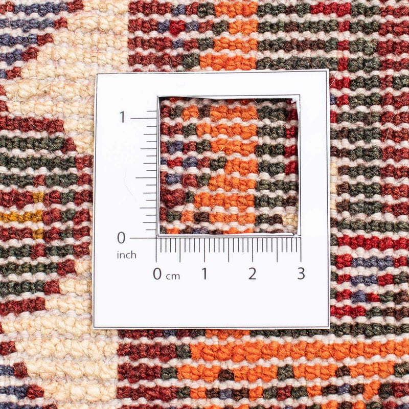 Shiraz Teppich 216x312cm - Perserteppich - dunkelrot