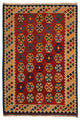 Kelim Fars Teppich 152x212cm - dunkelrot