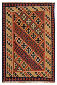 Kelim Fars Teppich 154x200cm - braun – product image