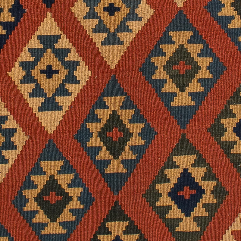 Kelim Fars Teppich 149x210cm - braun