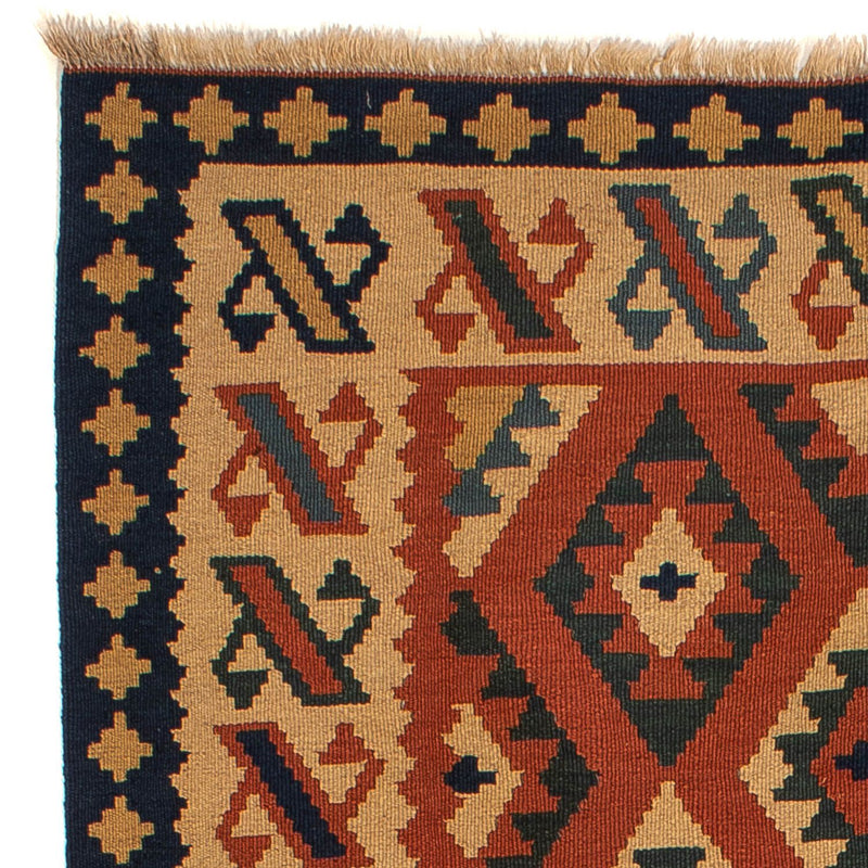 Kelim Fars Teppich 149x210cm - braun