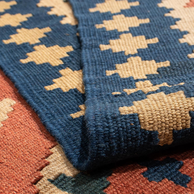 Kelim Fars Teppich 149x210cm - braun