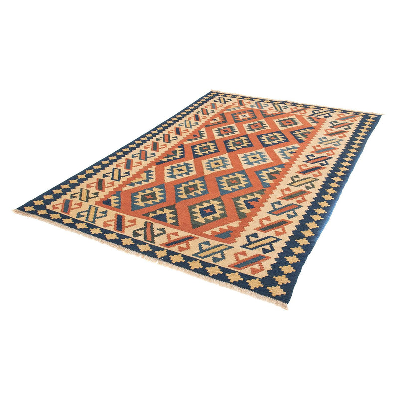 Kelim Fars Teppich 149x210cm - braun