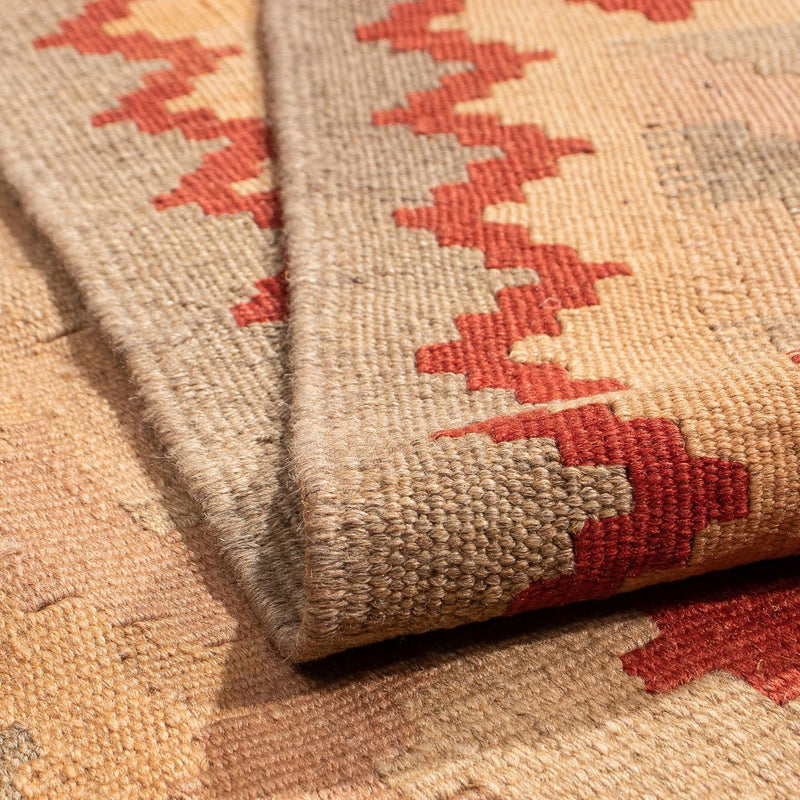 Kelim Fars Teppich 144x214cm - braun