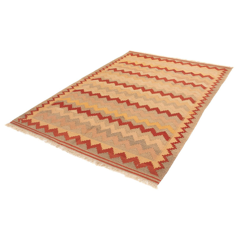 Kelim Fars Teppich 144x214cm - braun